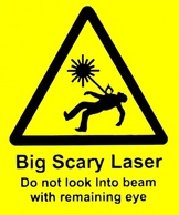 Signs & Symbols - Scary Laser clip art 