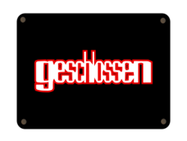 Schild geschlossen Preview