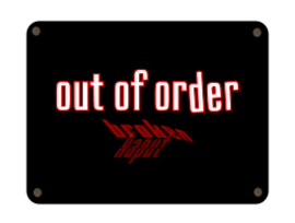 Signs & Symbols - Schild out of order 