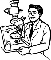 Human - Scientist clip art 