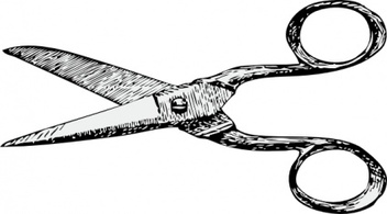 Objects - Scissors clip art 