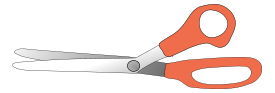 Objects - Scissors Slightly Open 