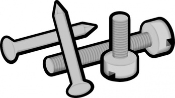 Screws And Nails clip art Preview