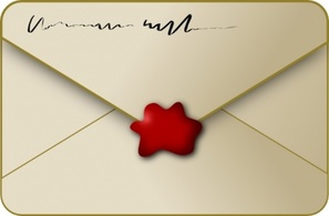 Objects - Sealed Envelope clip art 