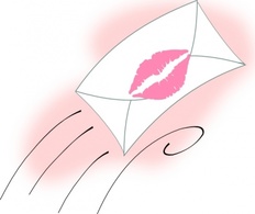 Sealed With A Kiss clip art 