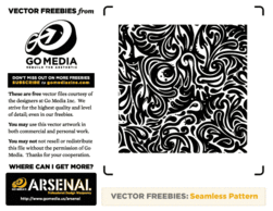 Flourishes & Swirls - Seamless Swirls Vector Freebies 