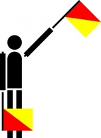 Semaphore Echo clip art Preview