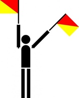 Semaphore Numerical clip art