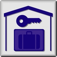 Icons - Set Icon Symbol Room Hotel Baggage Locker 