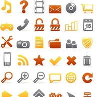 Icons - Set of 36 beautiful web icons 
