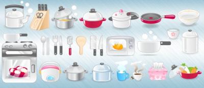 Icons - Set of kitchen icons 