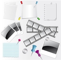 Business - Set of paper accessories 