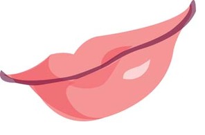 Human - Sexy Lips vector 4 