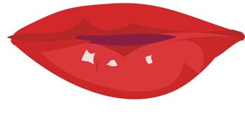 Human - Sexy Lips vector 6 