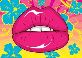 Nature - Sexy Lips Vector 