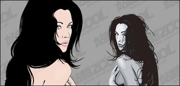 Human - Sexy women vector material 