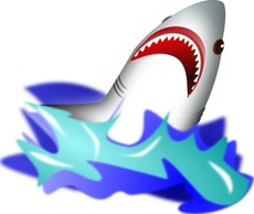 Animals - Shark clip art 