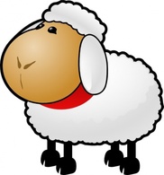 Animals - Sheep clip art 