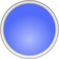 Shiny Blue Circle clip art