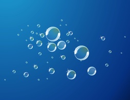 Nature - Shiny Bubbles Vector 