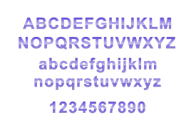 Shiny glossy text