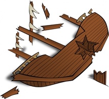 Maps - Shipwreck clip art 