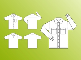 Shirt Templates Vector 