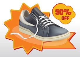 Fashion - Shoes Sale Vector 