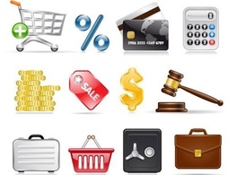 Shopping and Business Icons Preview