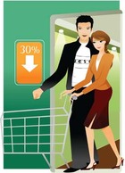 Human - Shopping vector 4 