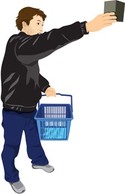 Human - Shopping vector 6 