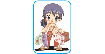 Shopping vector animation clip art Preview