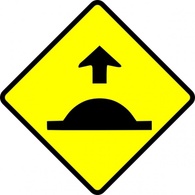 Signs & Symbols - Sign Danger Warning Roadsign Caution Leomarc Sped Hump 