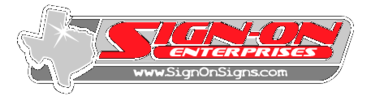 Sign - Sign On Enterprises 