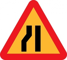 Sign Signs Transportation Road Street Warning Roadsigns Roadlayout Closer Preview