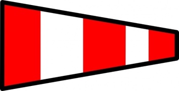 Signal Flag clip art