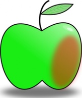 Food - Simple Apple clip art 