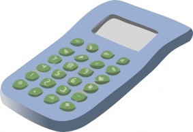 Simple Calculator clip art