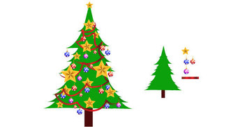 Simple Christmas Tree Free Vector