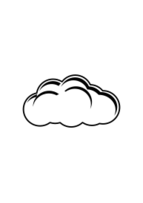 Simple Cloud Black & White