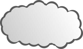 Nature - Simple Cloud clip art 