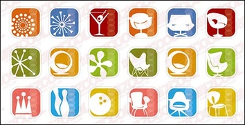 Icons - Simple icon vector graphics material 