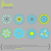 Flowers & Trees - Simple Vector Flowers 