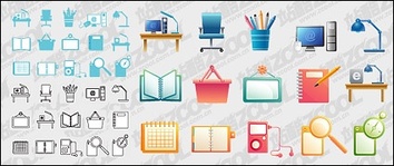 Icons - Simple vector icon female color material-1 