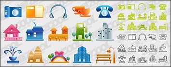 Icons - Simple vector icon female color material-2 