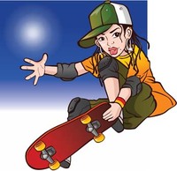 Sports - Skateboarding vector 7 