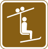 Ski Lift Sign 