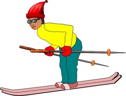 Sports - Ski Man clip art 