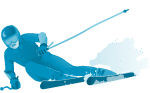 Skier Vector Image 