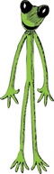 Animals - Skinny Frog clip art 